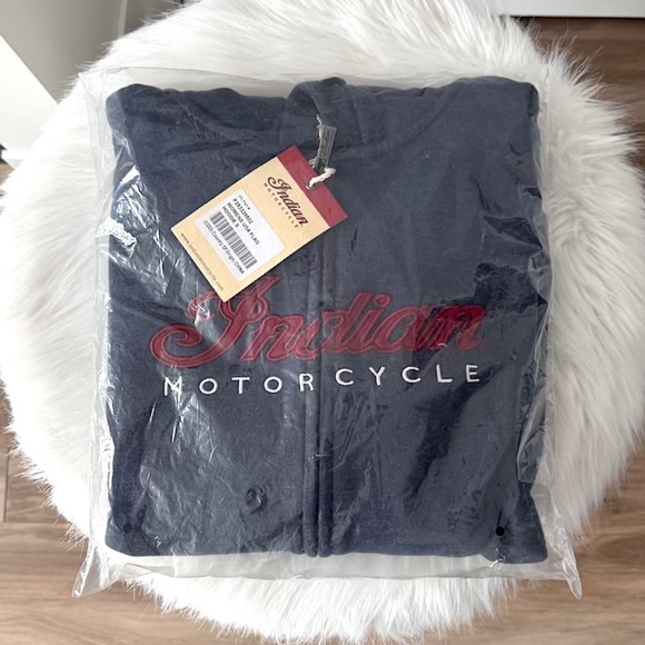 Indian Motorcycle Women’s USA Flag Hoodie, Navy - Small (NWT/NIP) - Picture 3 of 8